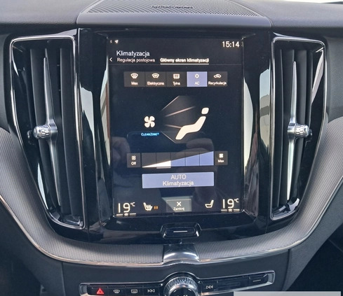Volvo XC 60 cena 149900 przebieg: 97020, rok produkcji 2019 z Pyskowice małe 326